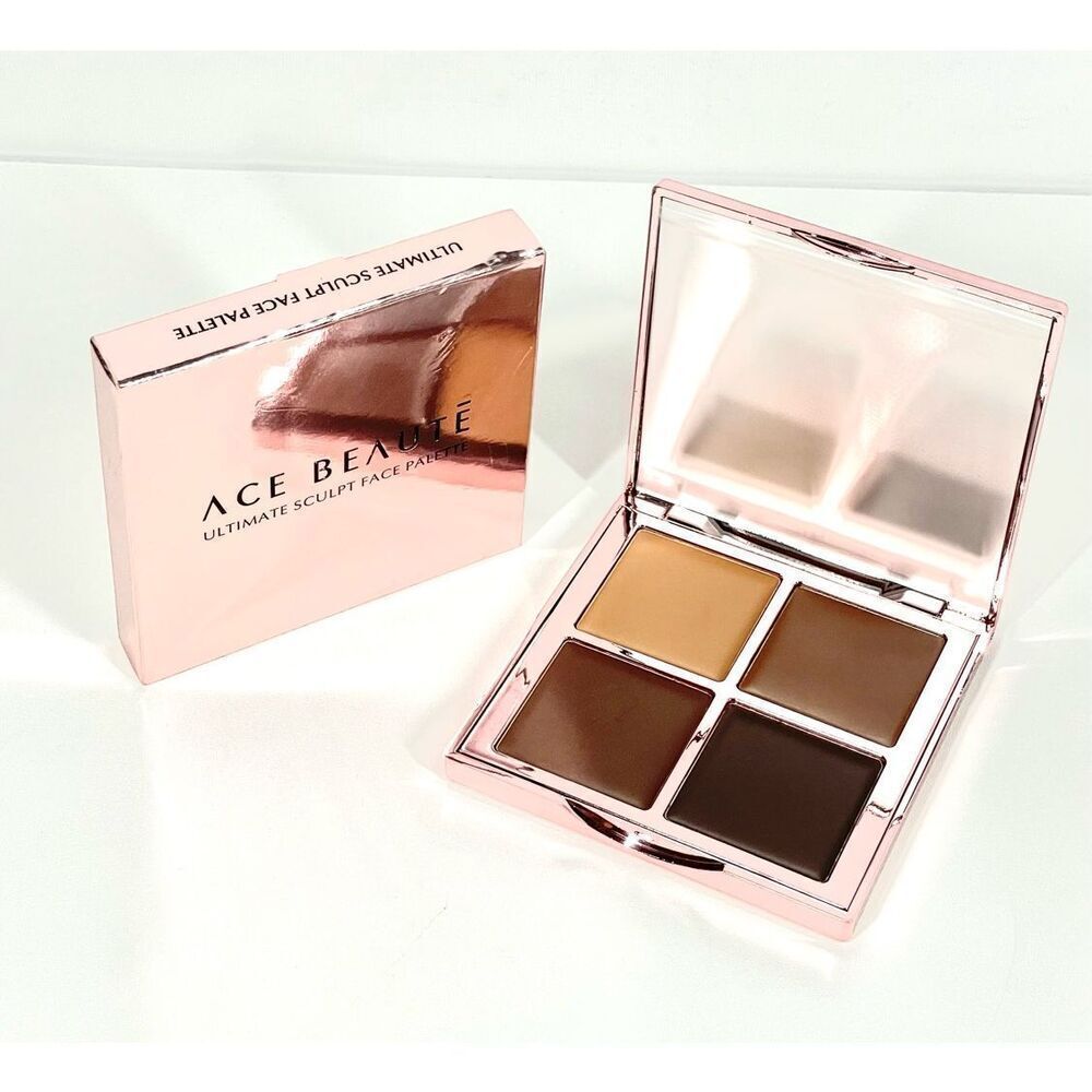Ace Beaute Ultimate Sculpt Face Contouring Palette ~ 4 CREAM Shades LE NIB $42